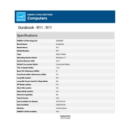 Durabook R11