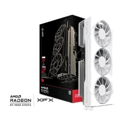XFX Radeon RX 9070 GRE Swift Triple Fan White