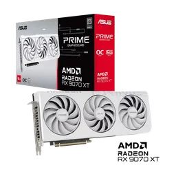 Asus Radeon RX 9070 XT Prime OC White