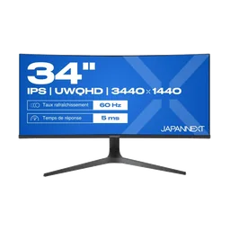 JAPANNEXT JN-IPS340UWQHD60C-C65W-HS-W