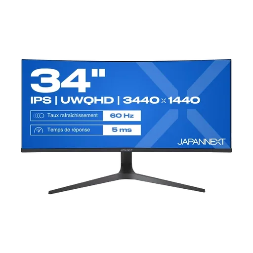 JAPANNEXT JN-IPS340UWQHD60C-C65W-HS-W