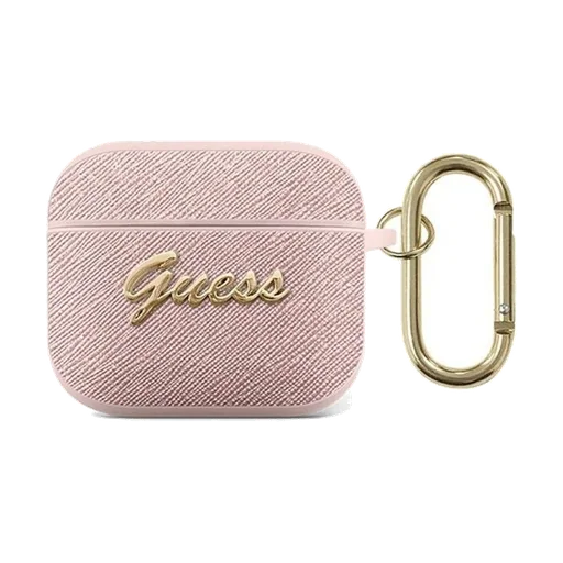 Guess AirPods 3 cover Saffiano Script Metal Collection case